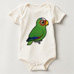 Birdorable White-fronted Parrot Infant Organic Creeper
