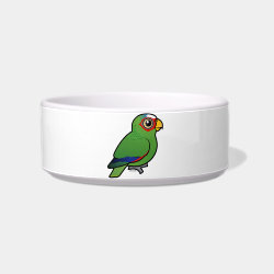 Birdorable White-fronted Parrot Cat Food Bowl