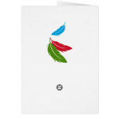 White Fronted Amazon Cards (Back)