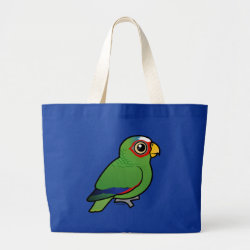 Birdorable White-fronted Parrot Jumbo Tote Bag