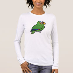 Birdorable White-fronted Parrot Women's Basic Long Sleeve T-Shirt