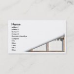 White-garage-doors Business Card at Zazzle