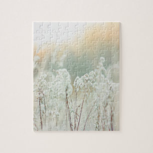 White Garden Flowers Nature Plant Jigsaw Puzzle