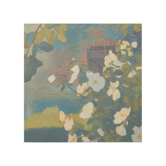 White Garden Gallery Wrap