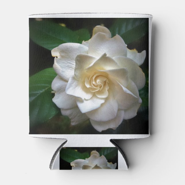 White Gardenia Can Cooler (Front)