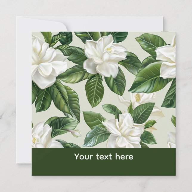 White Gardenia Flowers (Front)