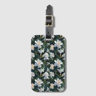 White Gardenia Luggage Tag