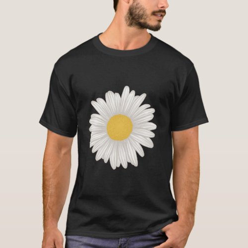 White Gerbera Daisy Flower T_Shirt