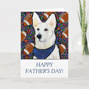 White German Shepherd Card