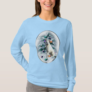 White German Shepherd Christmas T-Shirt