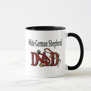 White German Shepherd Dad Mug