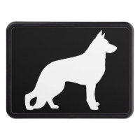 White German Shepherd Dog Silhouette GSD K9
