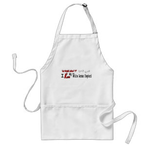White German Shepherd Gifts Adult Apron
