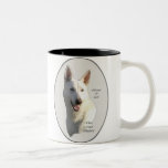 White German Shepherd Gifts Two-tone Coffee Mug at Zazzle
