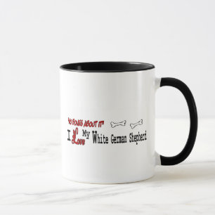 White German Shepherd (I Love) Mug