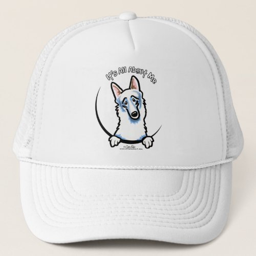 White German Shepherd IAAM Trucker Hat