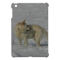 White German Shepherd  in the Snow iPad Mini Case