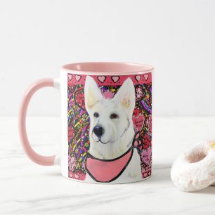 White German Shepherd Mug