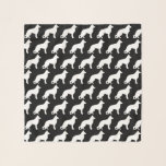 White German Shepherd Silhouettes Pattern Scarf<br><div class="desc">GSD Lover's Scarf</div>