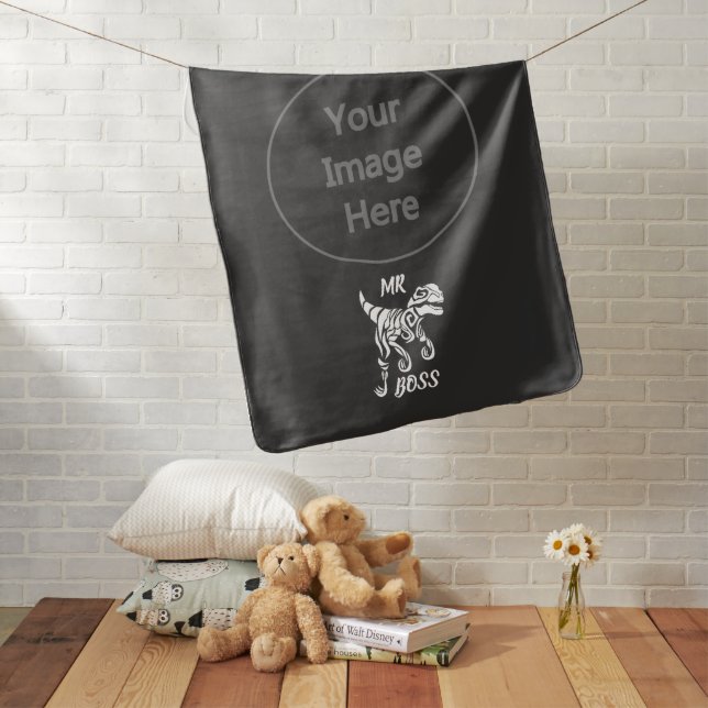 White Ghost Raptor  Baby Blanket (In Situ)