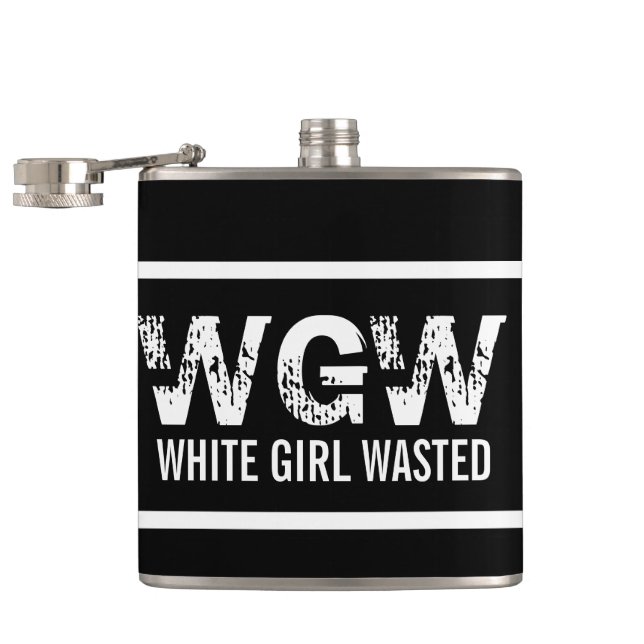 White Girl Wasted Flask (Opened)
