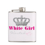 White Girl Wasted Flask at Zazzle