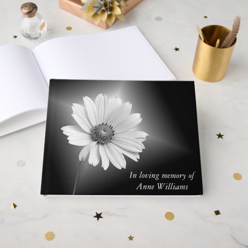 White Glowing Cosmos on Black 