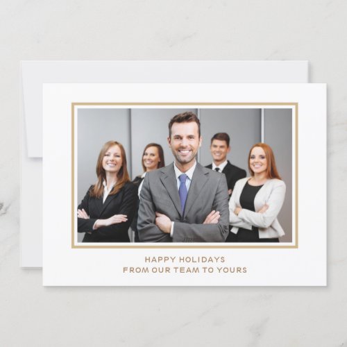 White Gold Classy Corporate Business Photo holiday