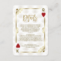 White Gold Gatsby Casino Las Vegas Poker Wedding