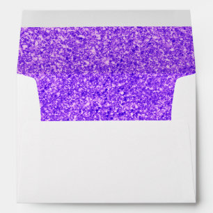 White Gold Glitter Envelope