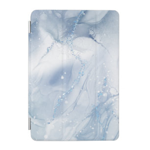 White Gold Glitter  iPad Mini Cover