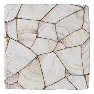 White Gold Kintsugi Trivet