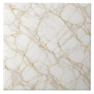 White Gold Marble Seamless Luxury Texture Ceramic Tile