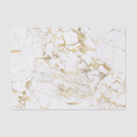 White & Gold Marble