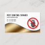White Gold Pest Control Service Business Card