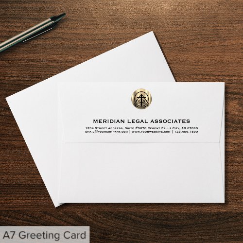 White Gold Seal Professional Envelope