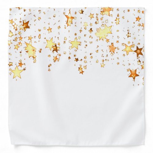 White gold stars chic  bandana