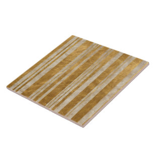 White Gold Vintage Art Deco Trendy Collection Ceramic Tile