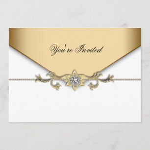 White Gold White Corporate Party Event Template