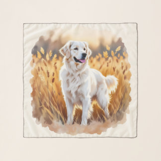 White Golden Retriever Dog Scarf