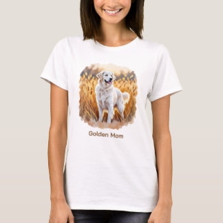 White Golden Retriever Dog T-Shirt