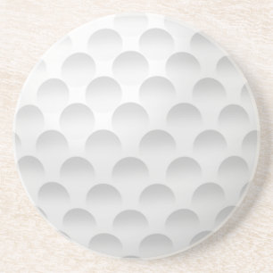 White Golf Ball Design Coaster