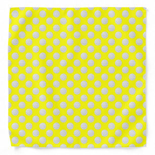 White Golf Balls on Yellow Bandana