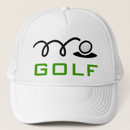 White golf hats for men and women