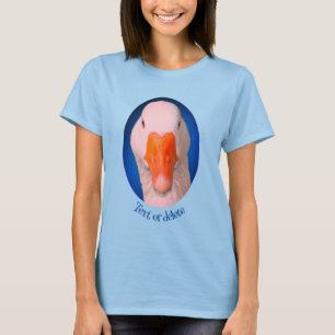 White Goose Face Farm Animal Personalized T-Shirt
