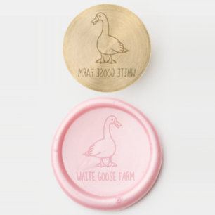 White Goose Farm Custom Name Wax Seal Stamp