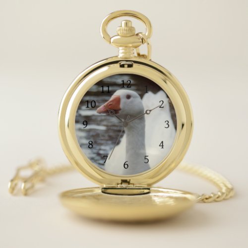 White Goose Pocket Watch