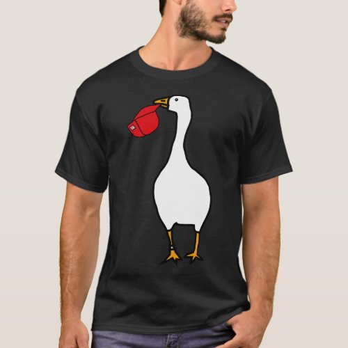 White Goose Steals Red Hat T_Shirt