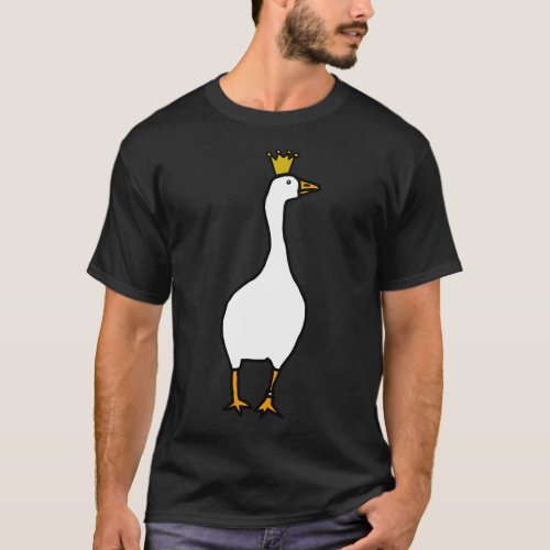 White Goose Wears Stolen Crown T_Shirt