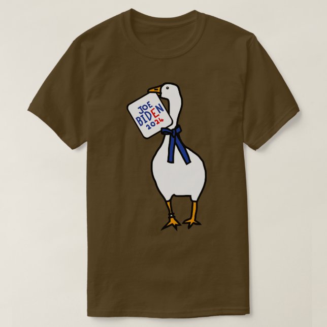 White Goose with Joe 2024 Sign T-Shirt (Design Front)